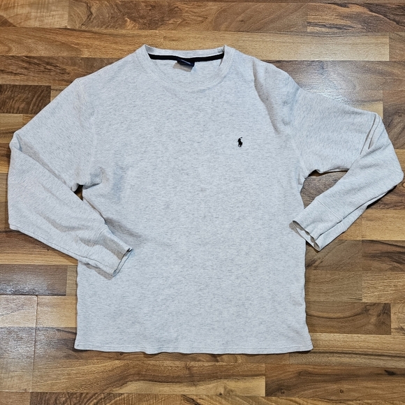 Polo Ralph Lauren Sleepwear XL  Long Sleeve Top White - Picture 1 of 6